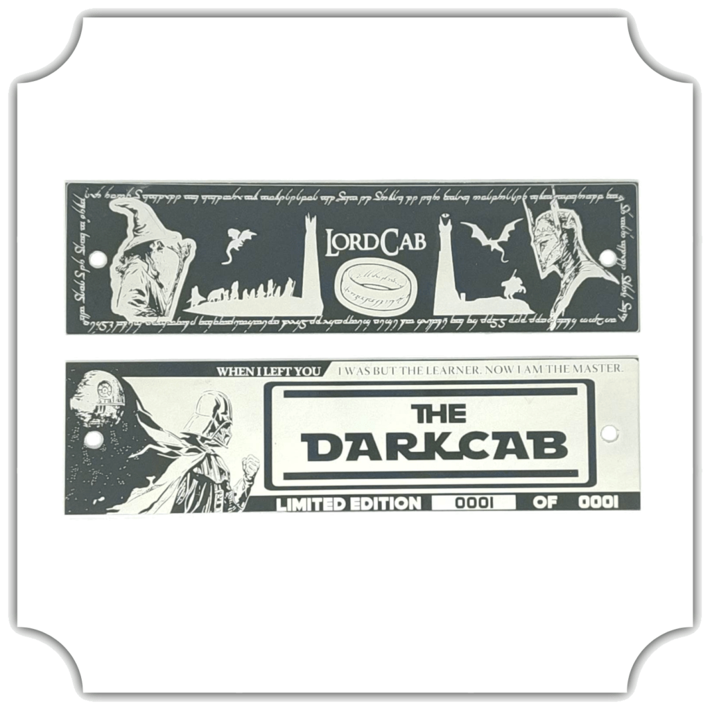 Plaque panel personnalisée pour flipper